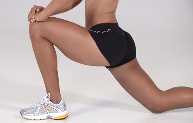 Estiramento da musculatura gl�tea